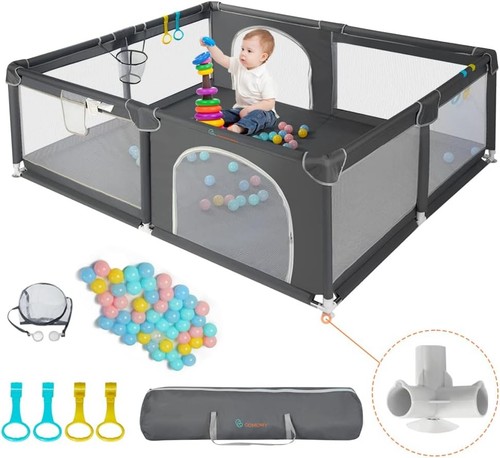 Comomy baby playpen - comomy, 200x180x