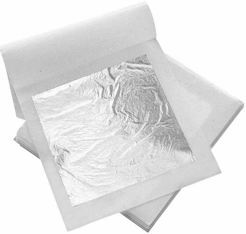 50x edible silver - 50x, leaf