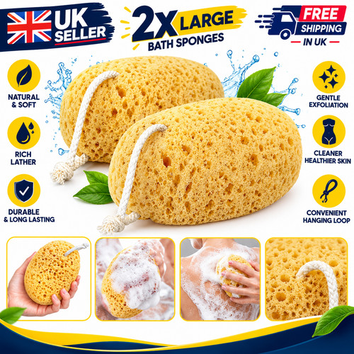 Large bath sponges soft - large,