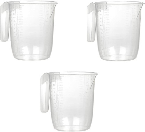 Large measuring jugs 2l - 3x,