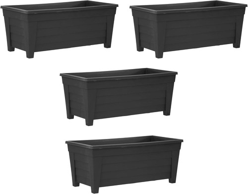 Large black plastic - 4, x